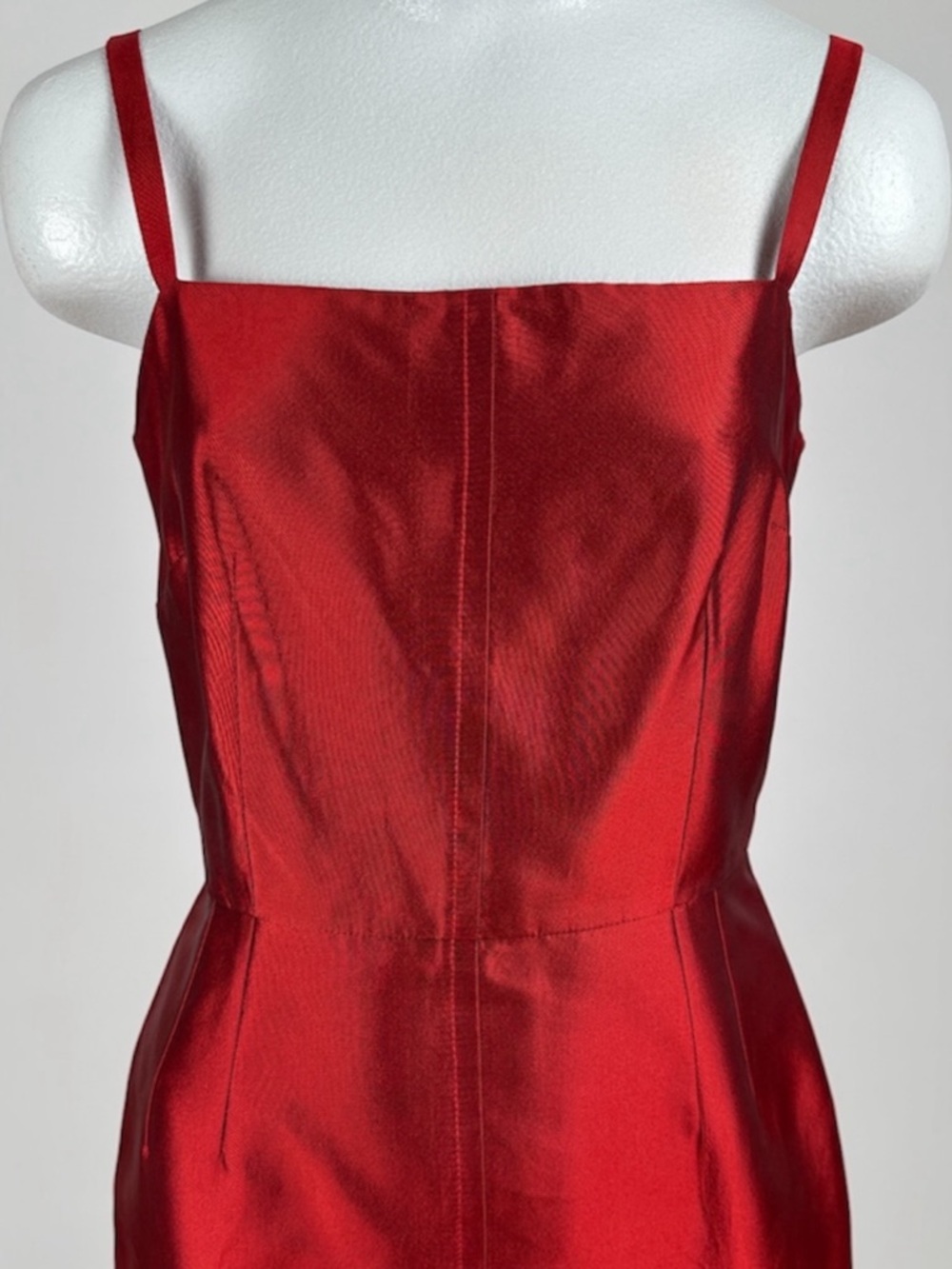 Dolce & Gabbana Red Silk Taffeta Cocktail Dress - Picture 3 of 10